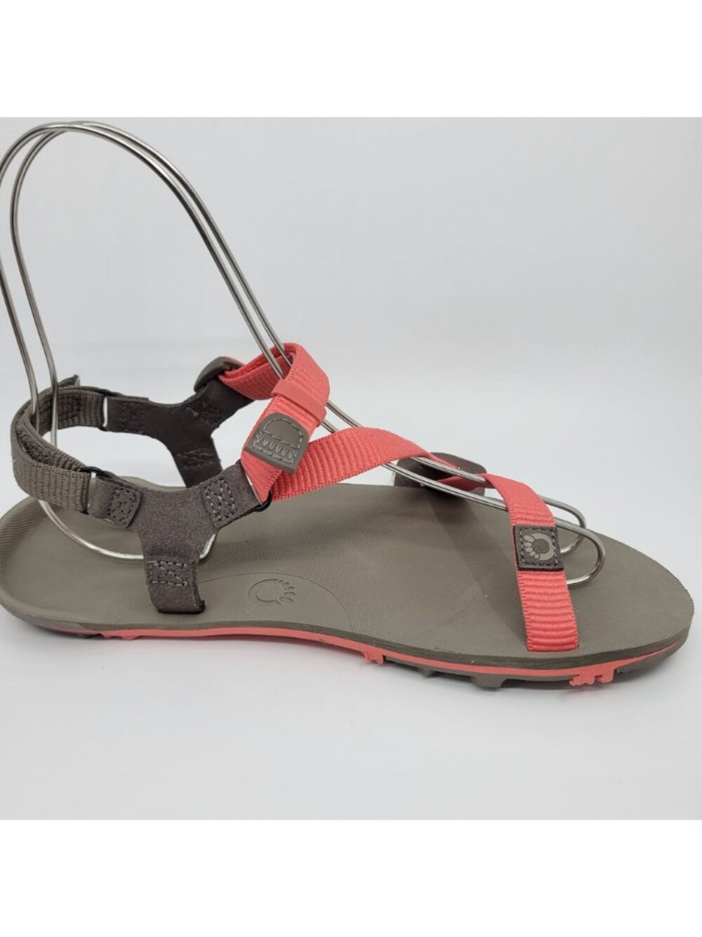 Xero Shoes Z-Trail EV Sandals Women's Size 8 Barefoot Strappy Coral Pink & Taupe - Picture 5 of 9